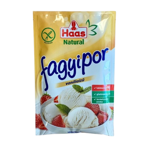 HAAS NATURAL FAGYLALTPOR VANÍLIA 60G