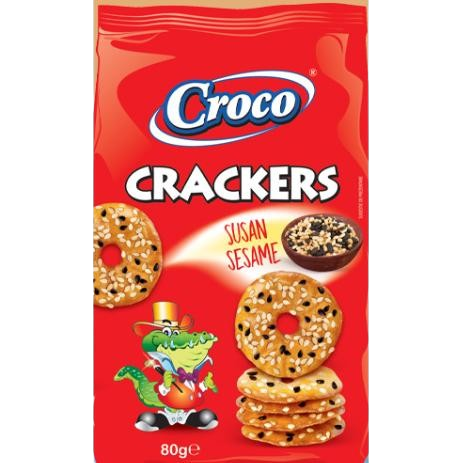 Croco Kréker 80g Szezámmagos Karika