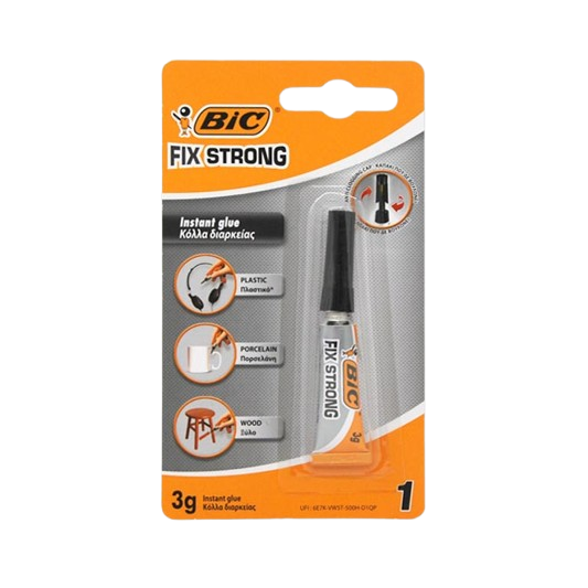 BIC pillanatragasztó Fix Strong 3g