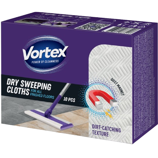 Vortex száraz törlőkendő 10db