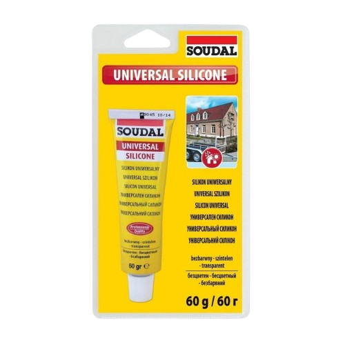 Univerzális szilikon, átlátszó 60g 120032