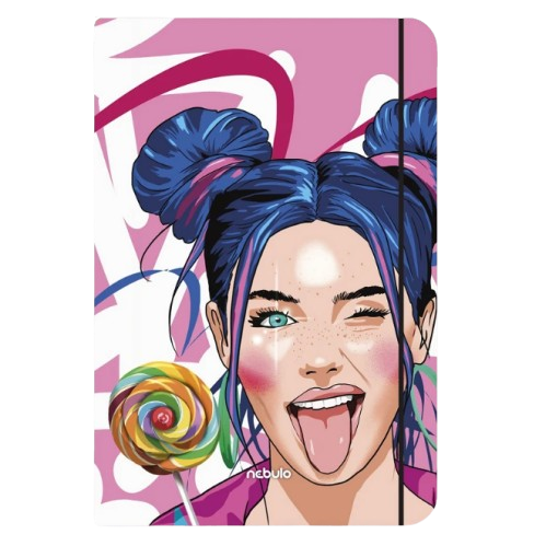 Gumismappa, A4, CANDY GIRL, Nebulo