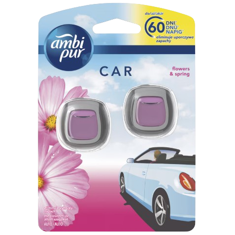 AmbiPur Car 2x2ml Flowers&Spring duo