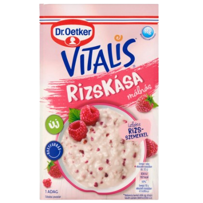 Dr.Oetker Vitalis rizskása málnás 52g