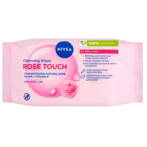 Nivea Arct.Kendő 25db Rózsavizes Micellás