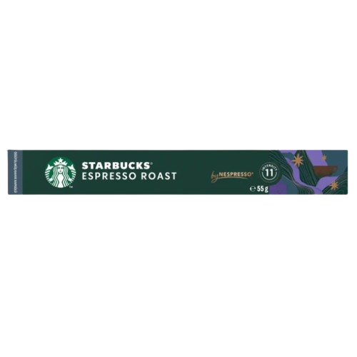 Starbucks Espresso Roast őrölt pörkölt kávé 10db 55 g