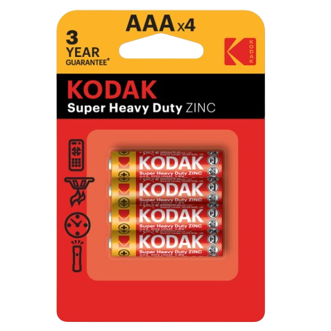 Kodak Extra Zinc Féltartós Mikró Elem AAA B4