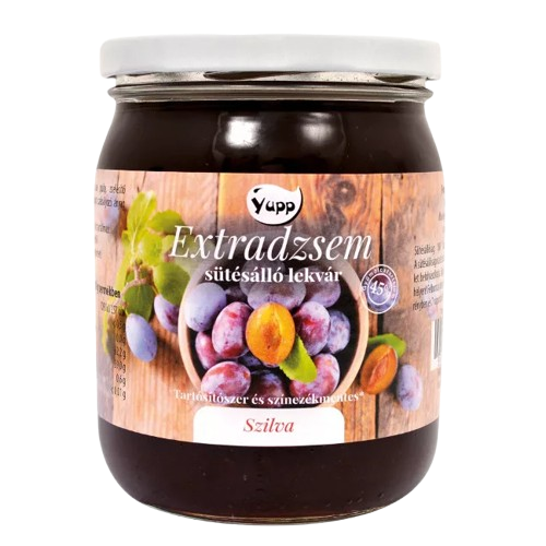 Yupp Extradzsem sütésálló lekvár 600g szilva