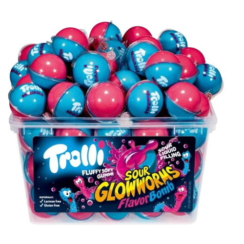 Trolli töltött savanyú giliszta 18,8g