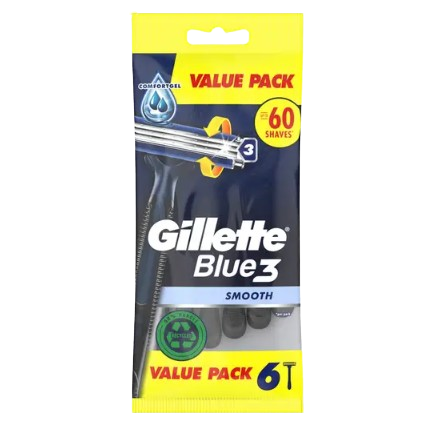 Gillette Blue3 Smooth eldobható borotva 4+2