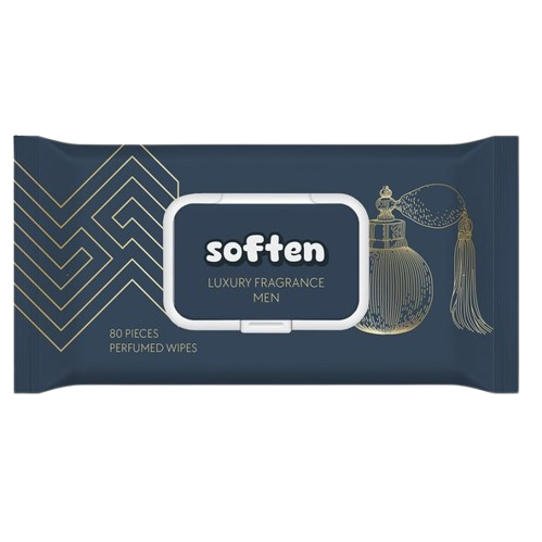 Soften nedves törlőkendő parfüm férfi 80db