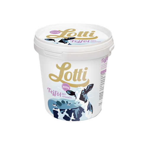 Lotti tejföl 20% 800g