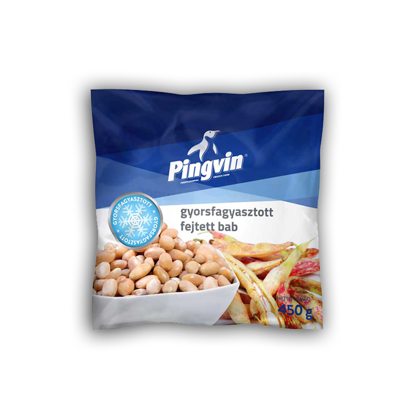 Pingvin fagyasztott fejtett bab 450g