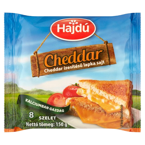 Hajdú lapka sajt cheddar 150g
