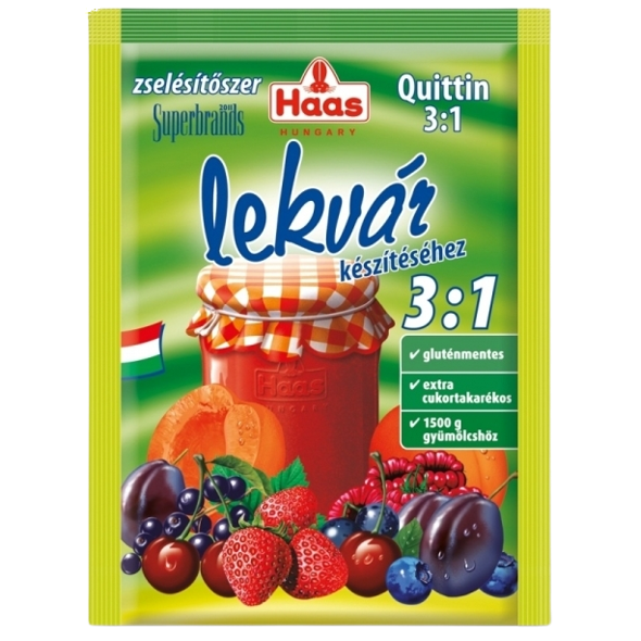 Haas 3:1 Zselésítő Befőzöszer 25g