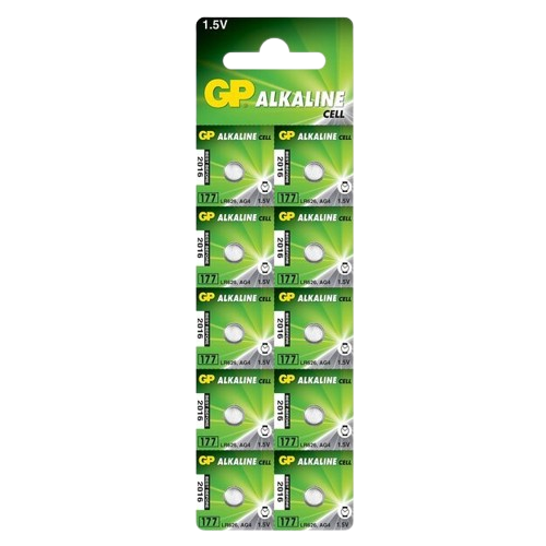 GP177A/AG4/LR626/LR66 alkáli gombelem