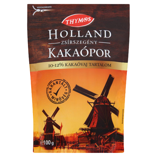 Thymos holland kakaó zsírszegény 10-12 % 100g