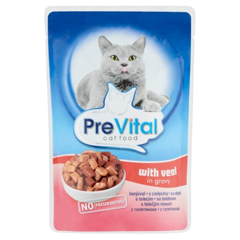 Prevital cat alutas. eledel borjú 100g