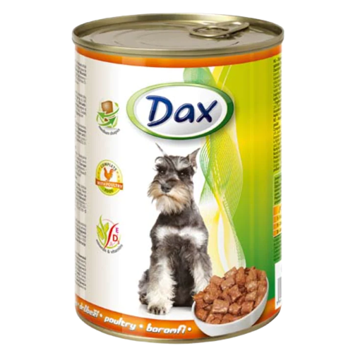 Dax kutyaeledel 415g baromfival