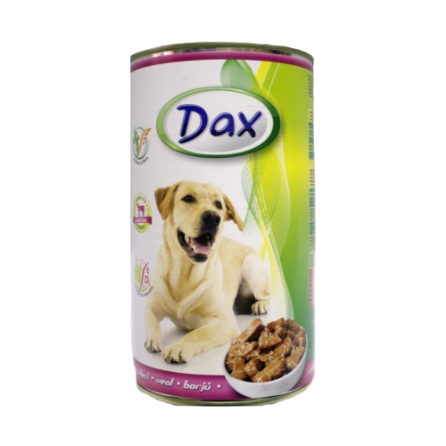 Dax kutyaeledel borjúhússal 1240g