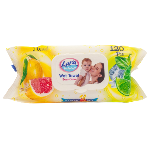 Lara törlőkendő 120db grapefruit