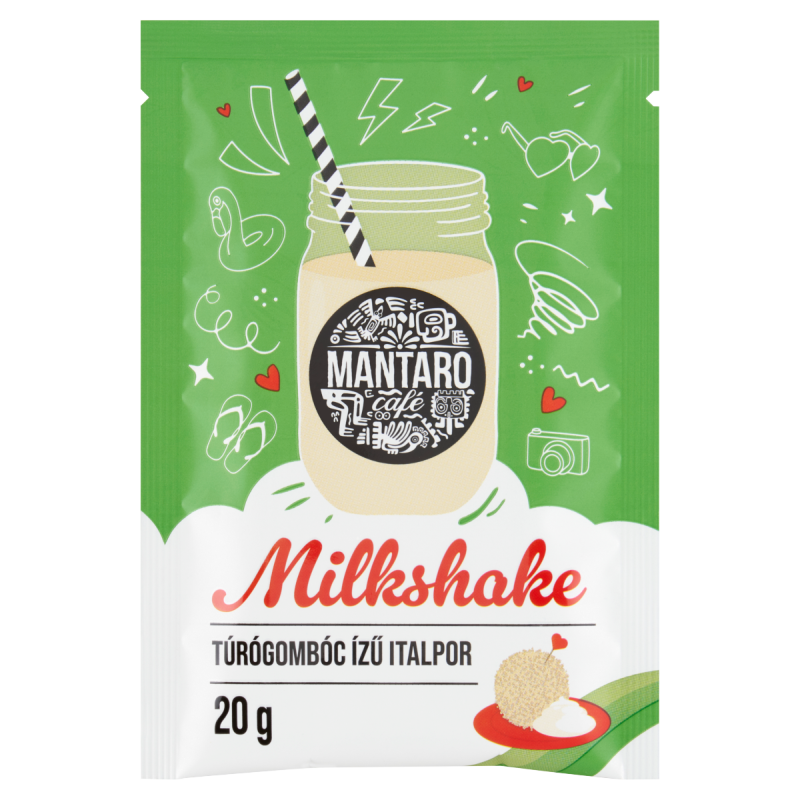 Mantaro Milkshake túrógombóc ízű italpor 20g