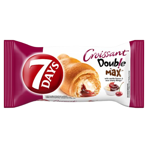 7 Days Croissant Double Meggy-Vanília 80g