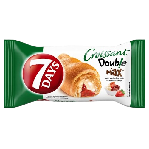 7 Days Croissant Double Eper-Vanília 80g