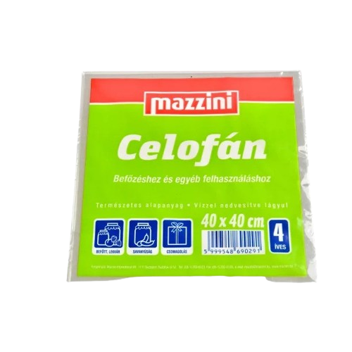 Mazzini Celofán 40x40cm 4ív