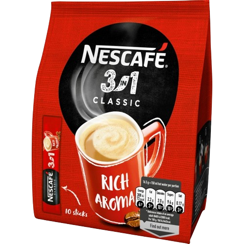 Nescafe 3in1 classic kis tasak 10*16,5g