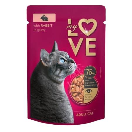 My Love alut.macskáknak Nyúlhússal 85g