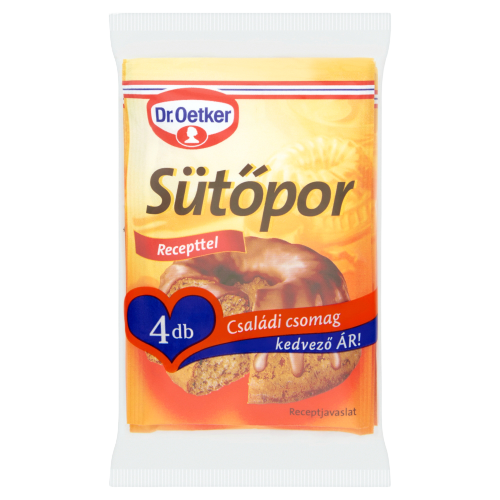 Dr. Oetker sütőpor családi csomag 4x12g