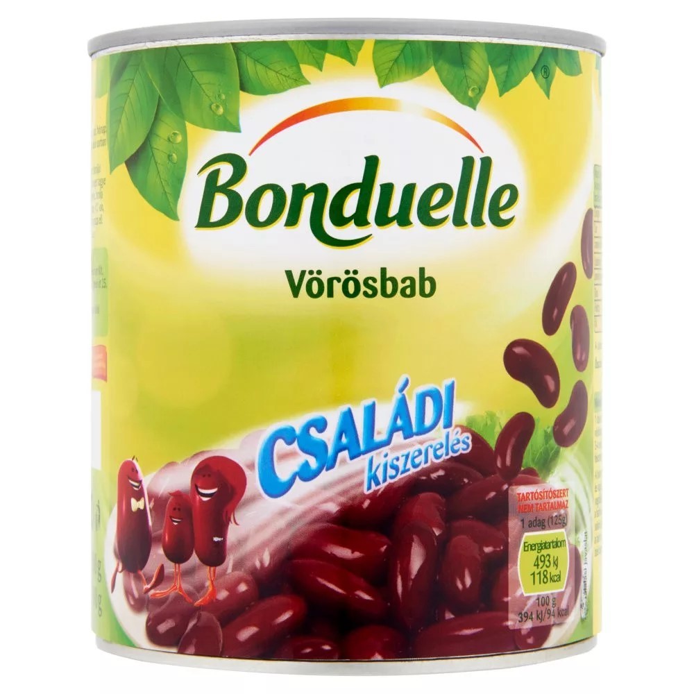 Bonduelle családi vörösbab 800g