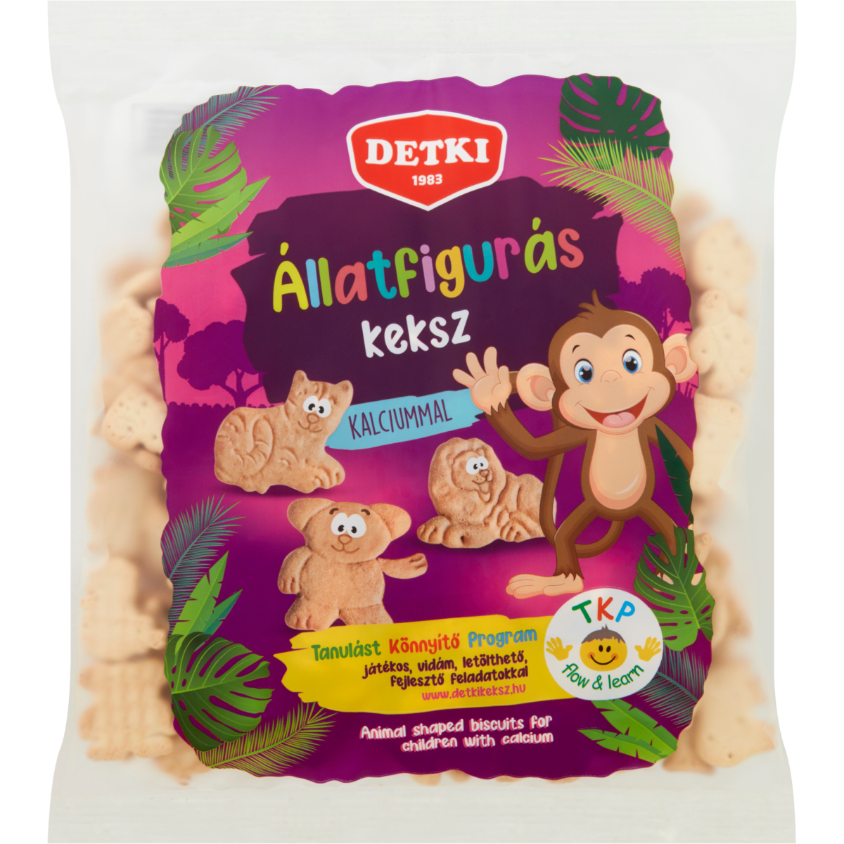 Detki állatfigurás háztartási keksz 160g