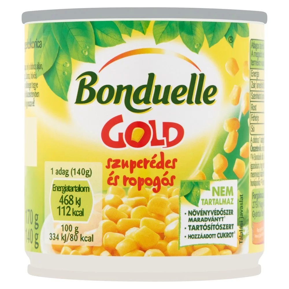 Bonduelle Gold szuperédes csemegekukorica 170g