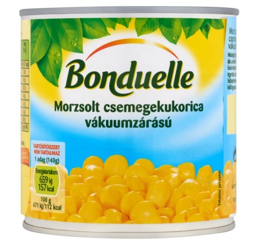 Bonduelle morzsolt csemegekukorica 340g
