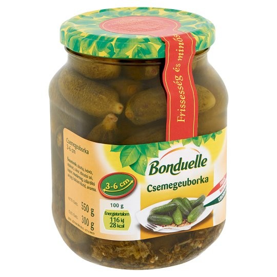 Bonduelle csemegeuborka 3-6cm 550g