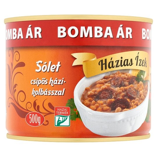 Házias Ízek sólet csípős házikolbásszal 500g