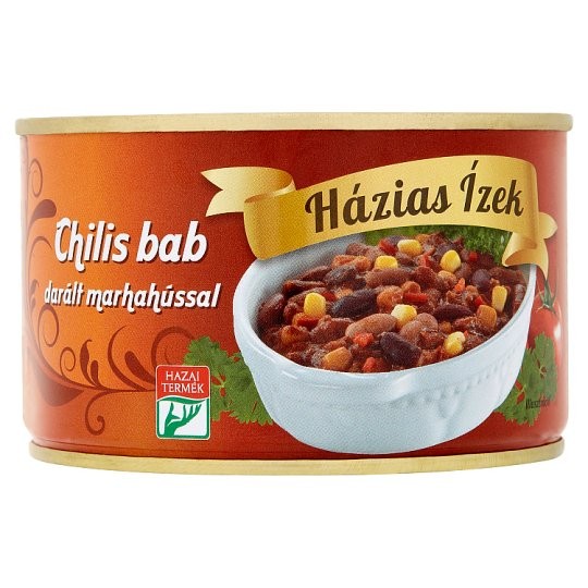 Házias Ízek chilis bab darált marhahússal 400g