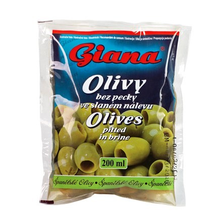 Giana zöld magozott olívabogyó 200ml