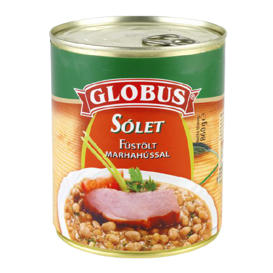 Globus Sólet füstölt marhahússal 860g
