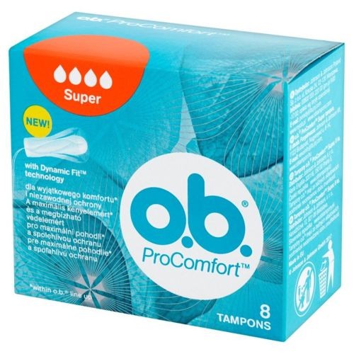 OB Blossom Procomfort Super tampon 8db