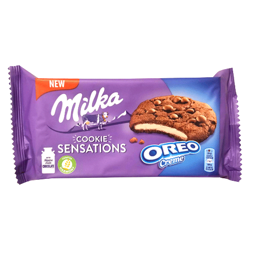 Milka cookies sensations choco 156g oreo