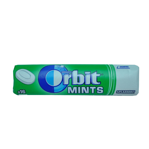 Orbit Spearmint Mint cukorka 28g