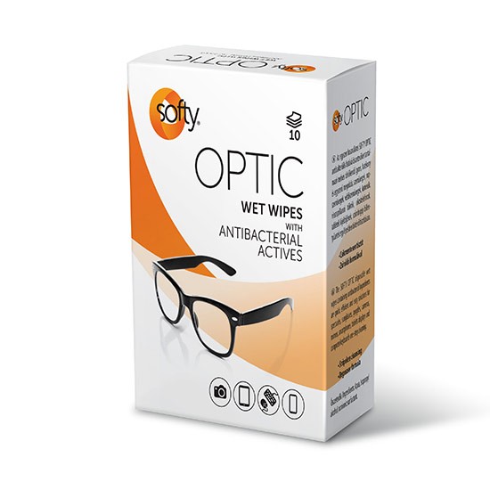 Softy optic clean törlőkendő 10x1db