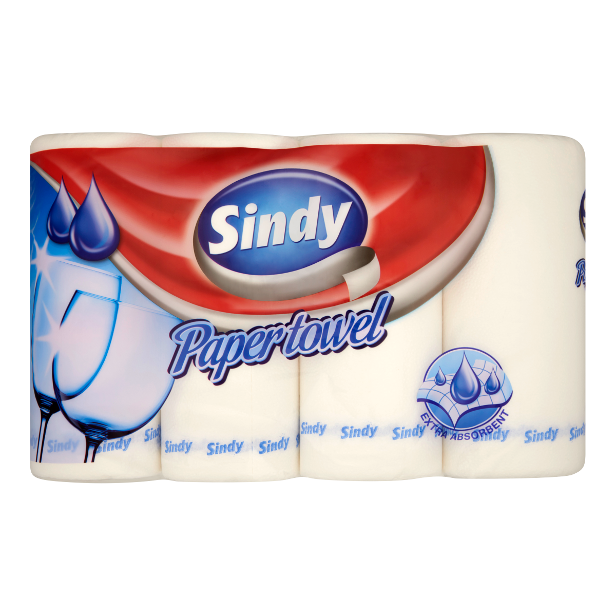 Sindy kéztörlő 2 rétegű 4 tekercs