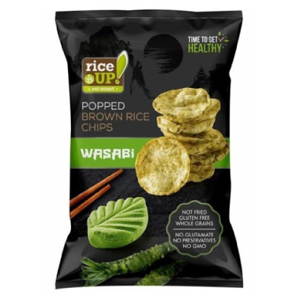 Rice Up! wasabi ízű chips 60g