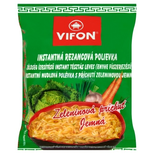 Vifon Zöldség ízű instant tésztás leves 60g