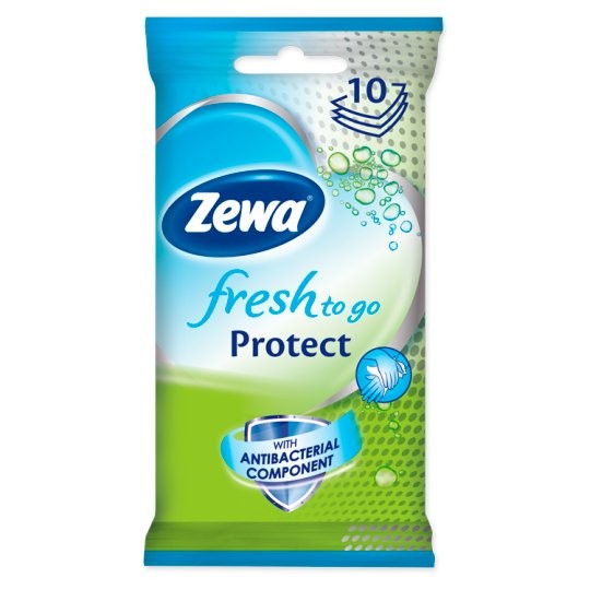 Zewa Protect Nedves kéztörlő 10db