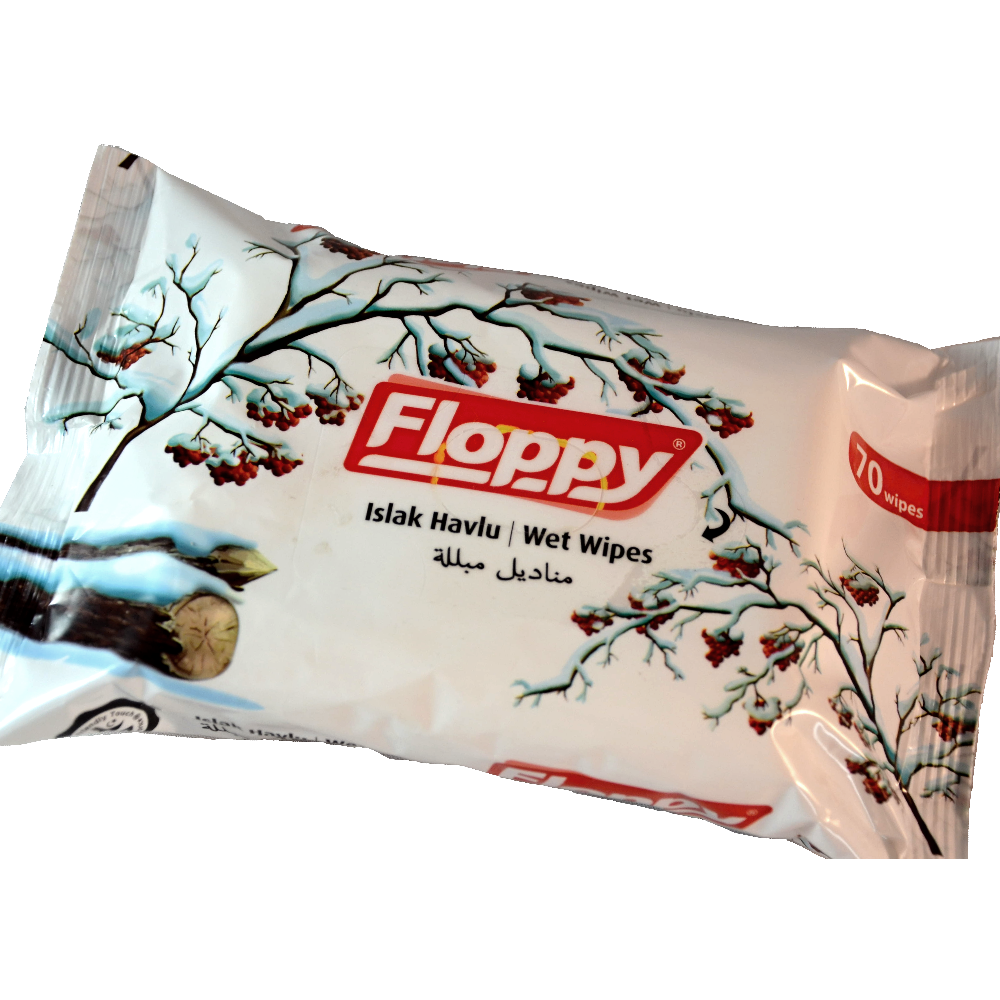 Floppy nedves törlőkendő 70db